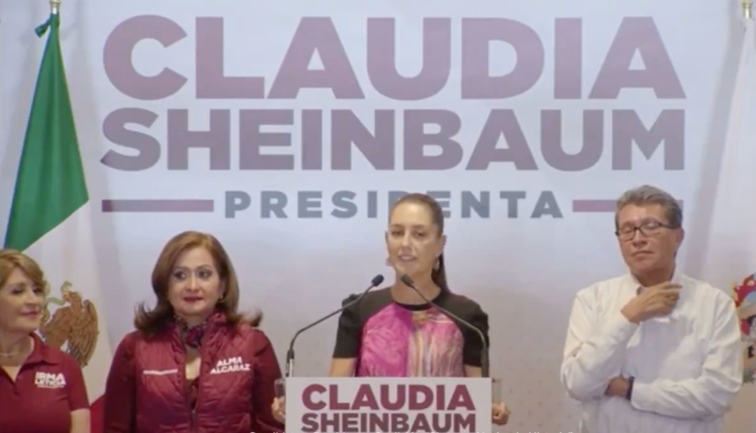 Denuncia Sheinbaum tarjetas rosas; Sheffield acusa a magistrada