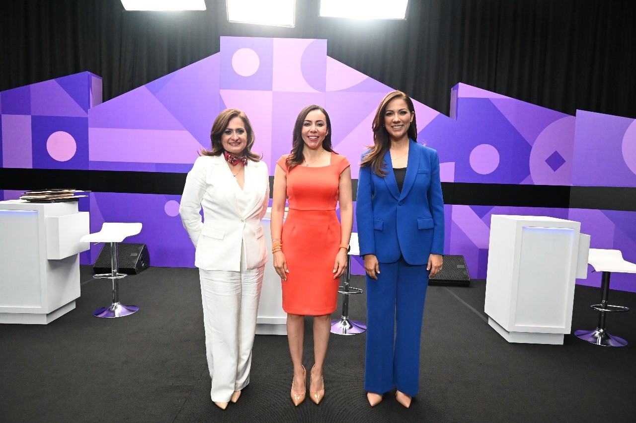 Resiste Libia embates de sus adversarias en debate por la gubernatura de Guanajuato