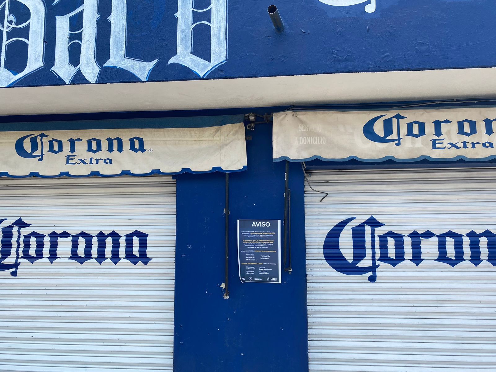 Establecimientos cumplen Ley Seca en León