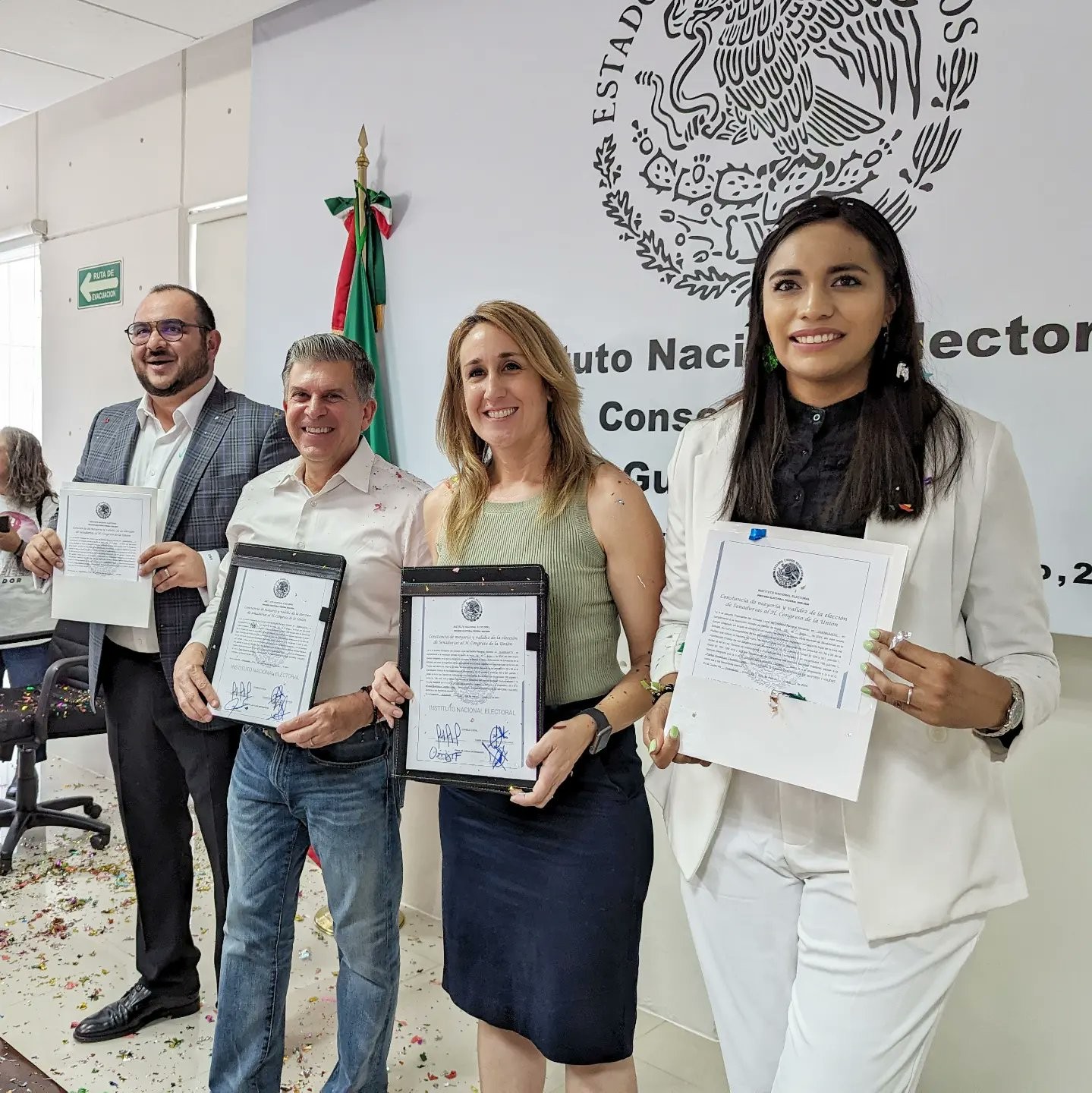 Confirma INE triunfo de Morena-Verde en el Senado