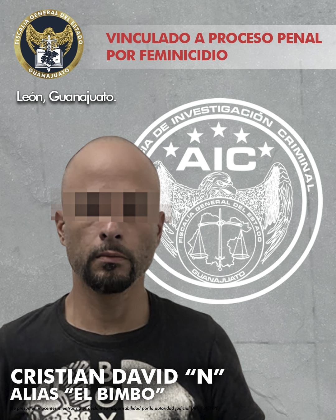 Detienen a “El Bimbo” por feminicidio en Villas de Santa Julia