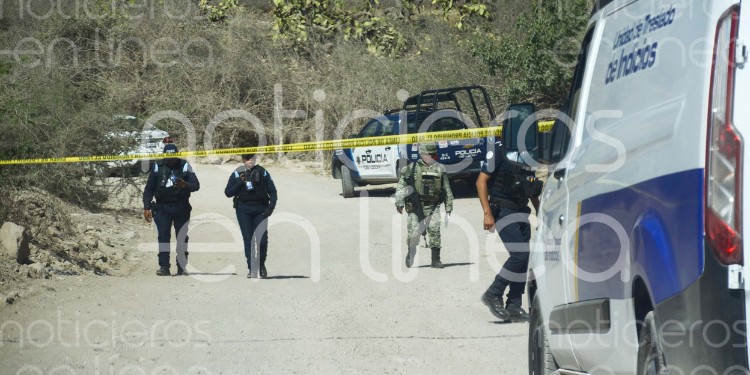 Abandonan el cuerpo de una persona en un camino de la comunidad Ojo de Agua