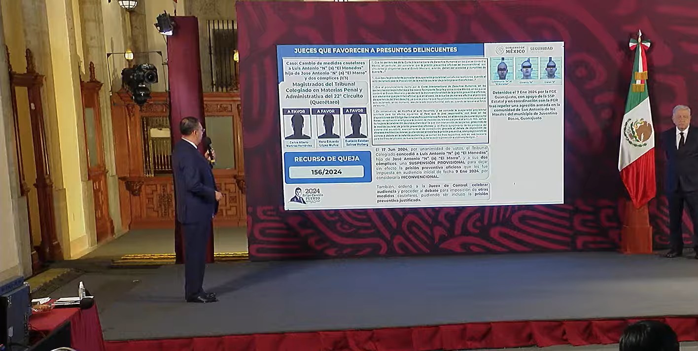 Explica Gobierno federal por qué fue liberado el hijo de “El Marro”