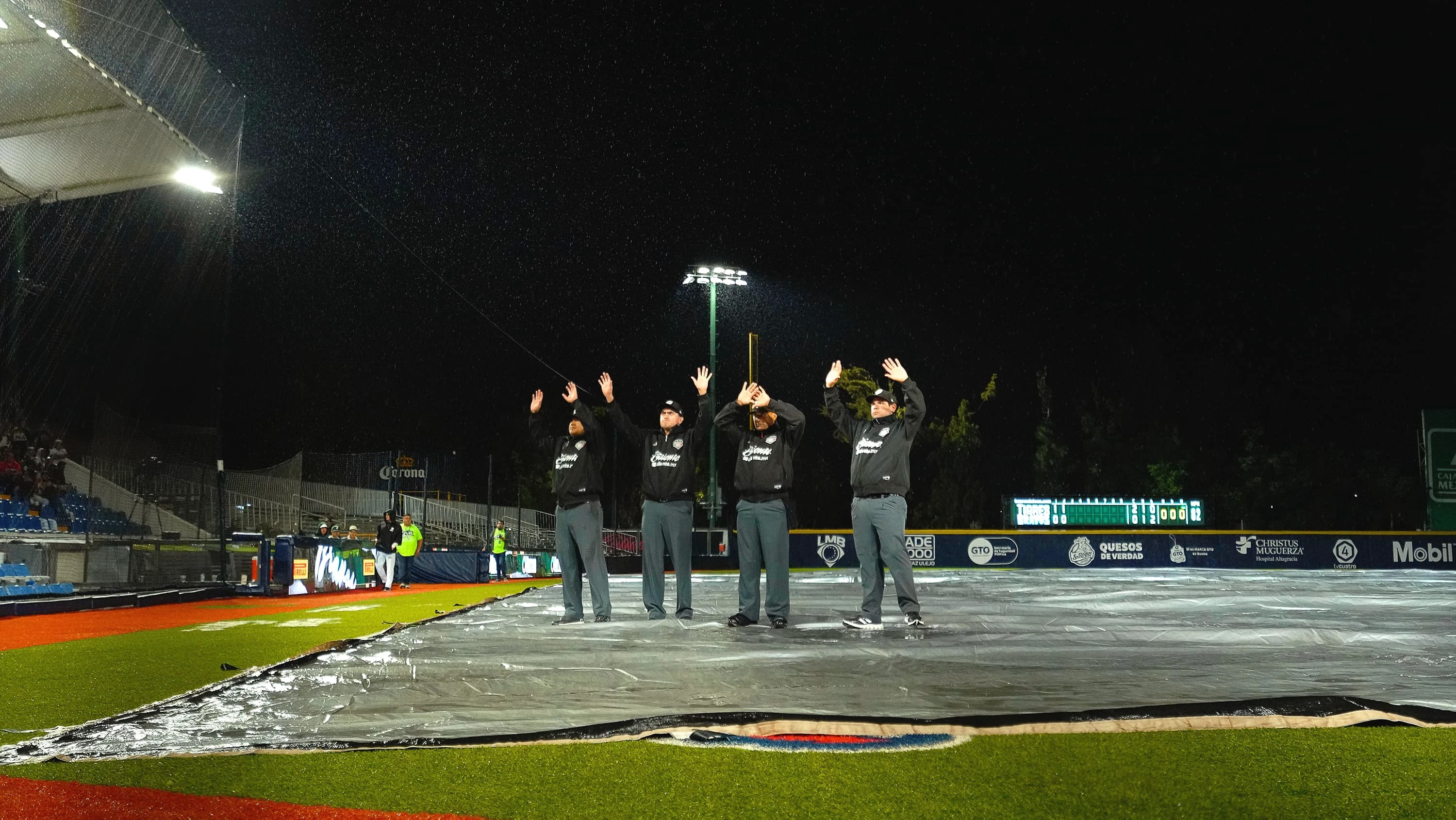 Lluvia impide que se juegue el tercero de la serie entre Bravos y Tigres