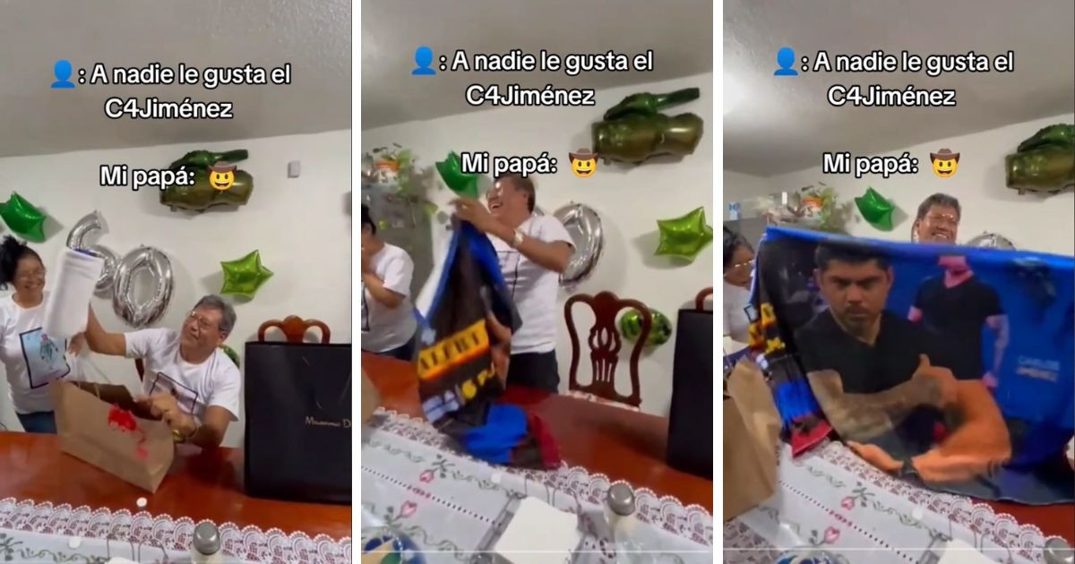Fanático de 'C4jimenez' recibe regalo único de cumpleaños