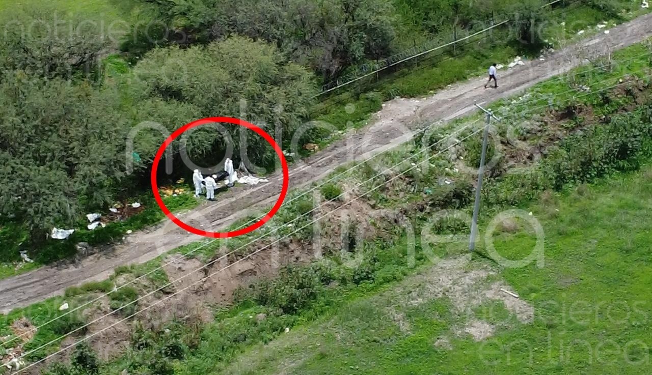 Campesinos de la comunidad Providencia hallan cadáver envuelto en una cobija