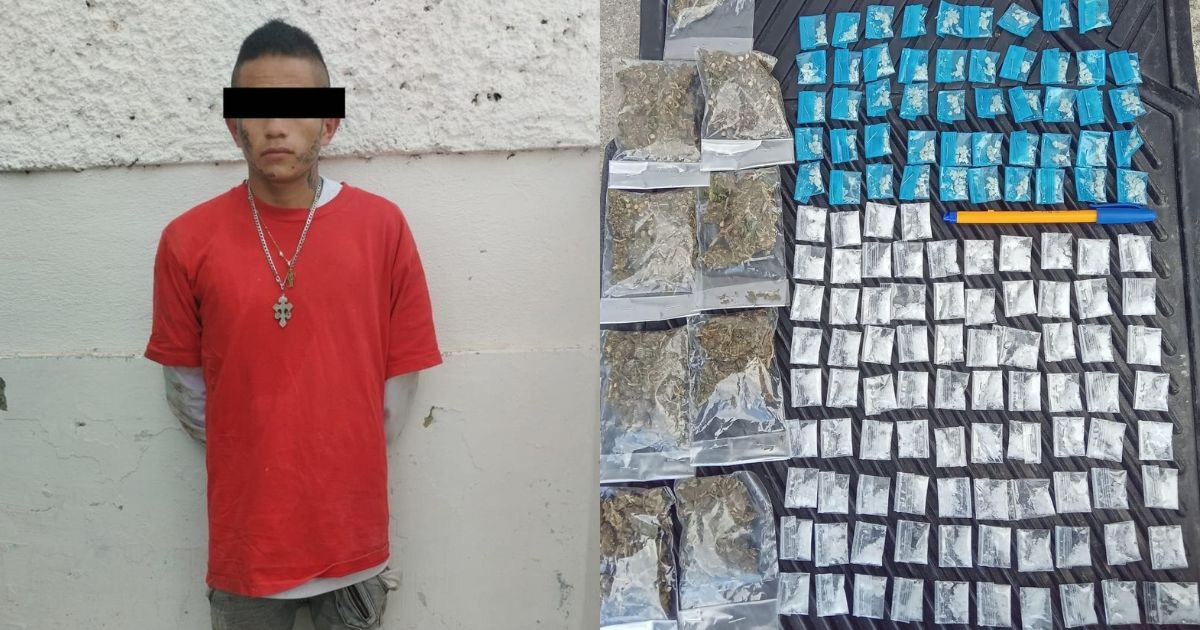 Detienen a distribuidor de droga en el polígono Las Joyas