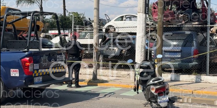 Asesinan a empleado de yonke en La Escondida