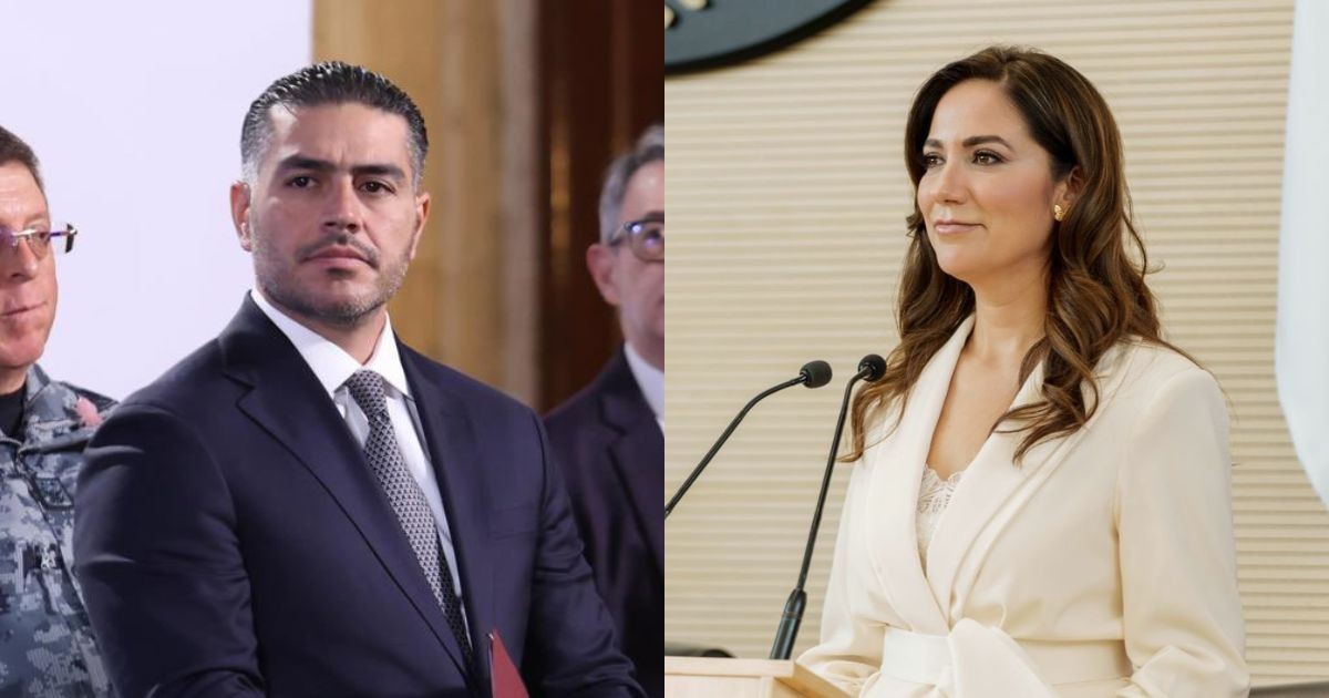 Anuncian reunión entre Libia Dennise y Omar García Harfuch 
