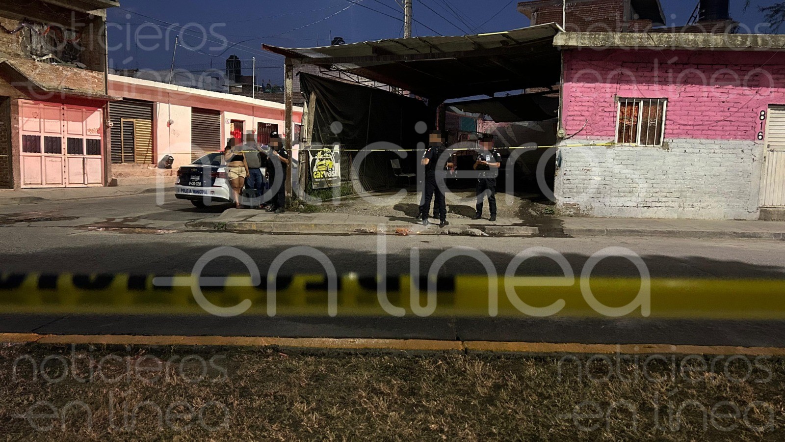 Asesinan a Omar en un autolavado en la colonia Valle Hermoso