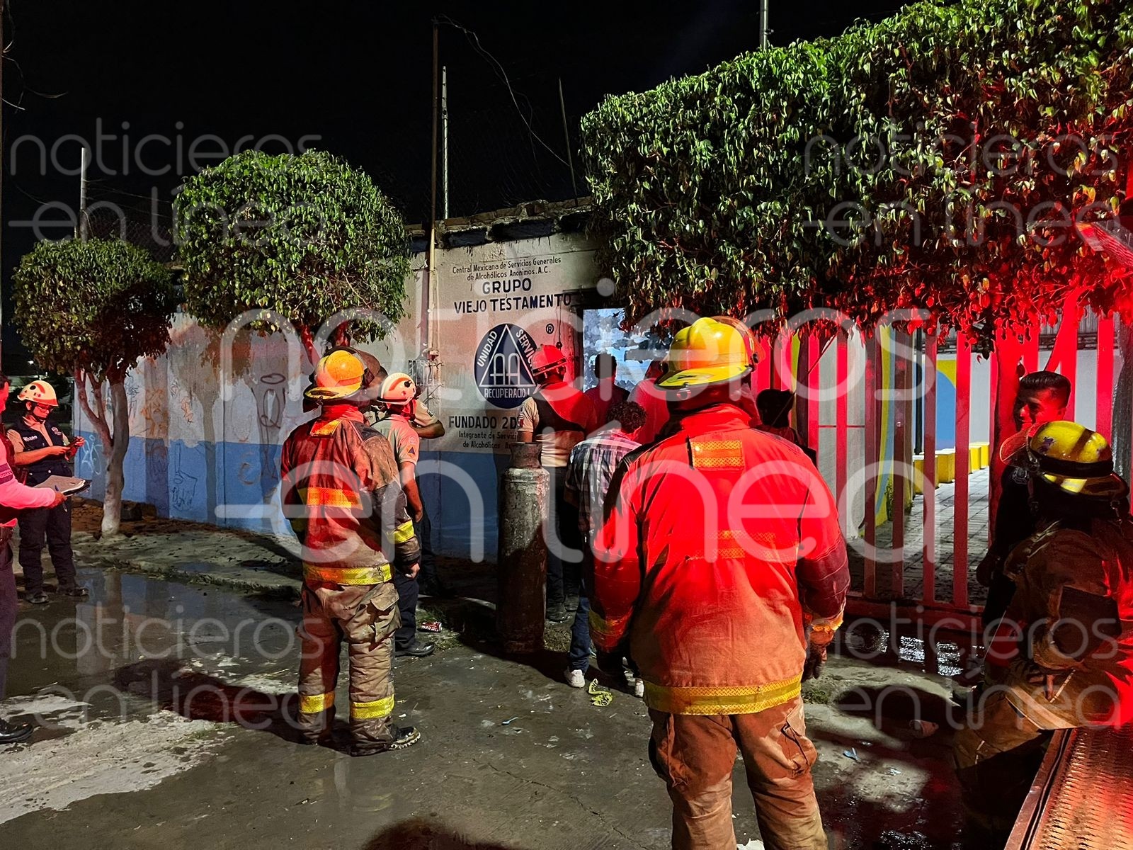 Flamazo en centro de Alcohólicos Anónimos en San Miguel; hay un herido