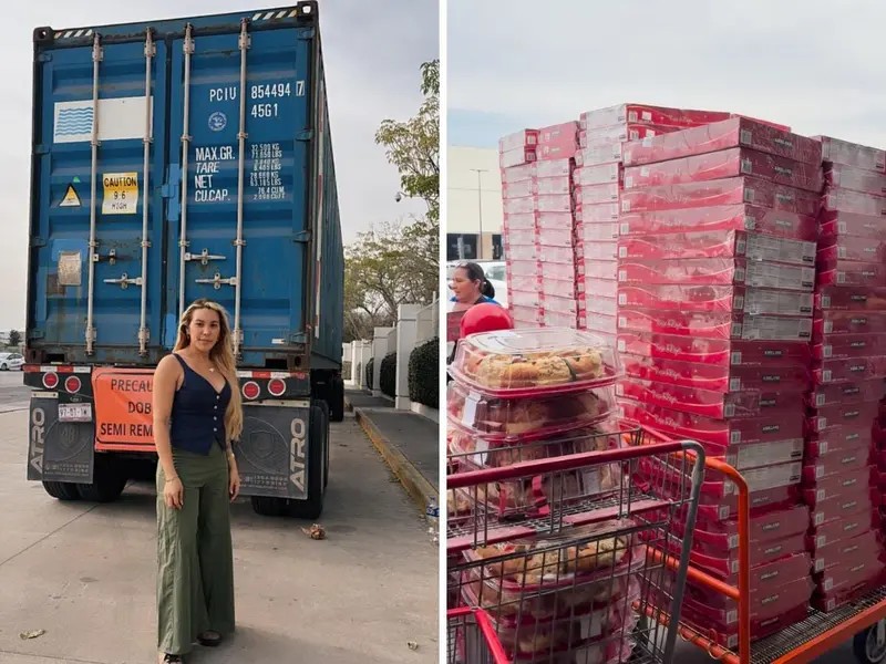 ¡INCREÍBLE! Mujer compra 800 roscas de Reyes para revenderlas