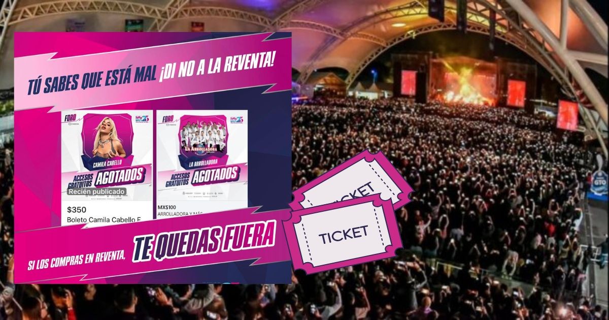 Reventa de boletos QR para Feria de León pone en riesgo acceso a conciertos del Foro Mazda