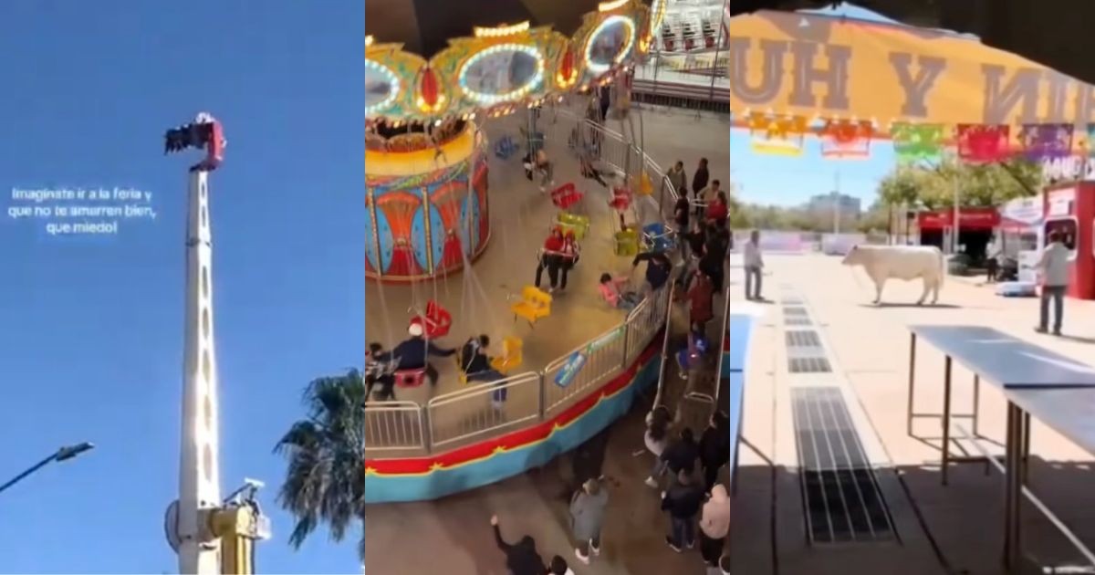 Accidentes en la Feria de León: desde fallas en juegos mecánicos... ¡Hasta un toro suelto!