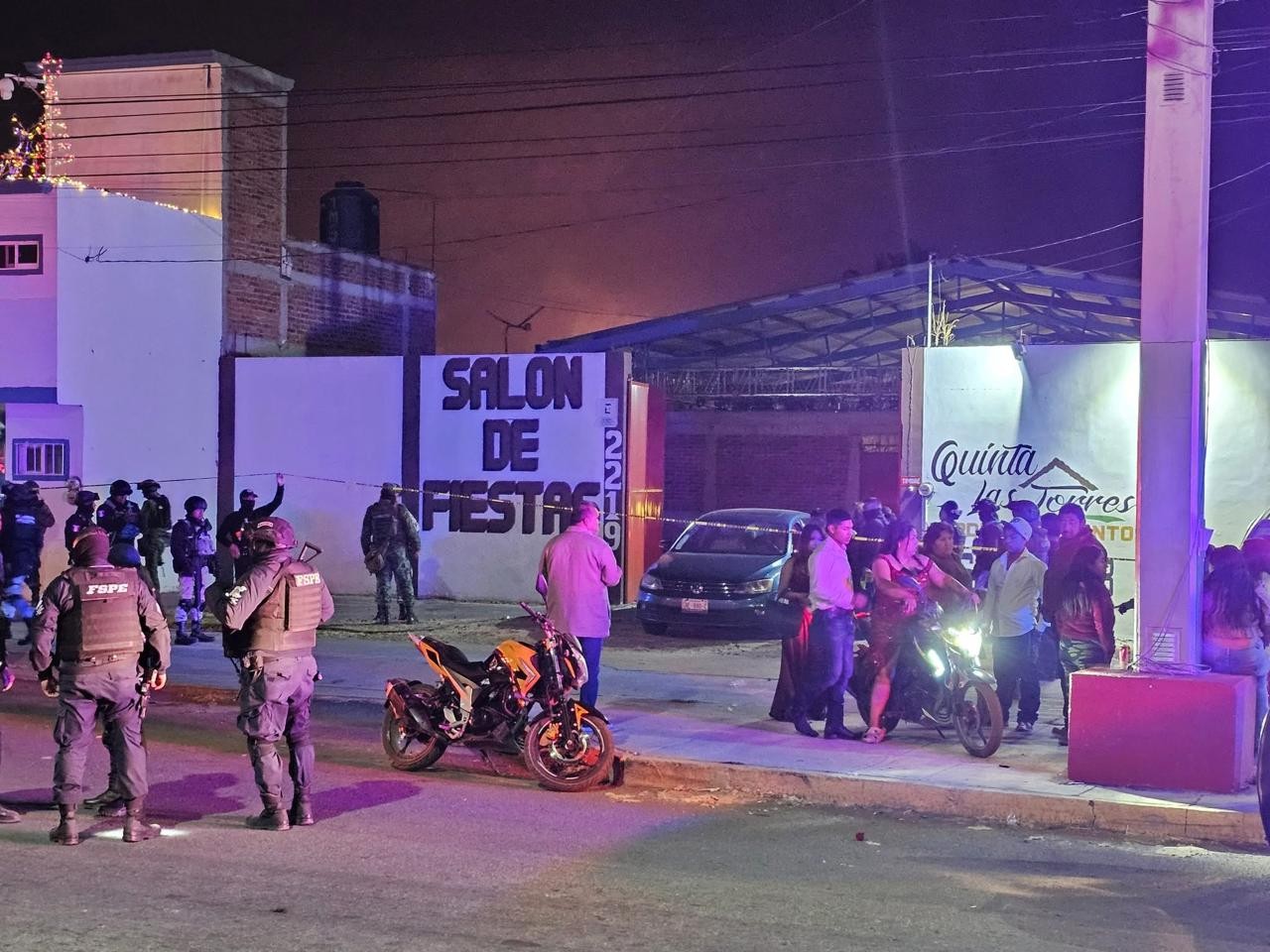 Tiroteo en plena boda; hay 2 muertos y 15 heridos