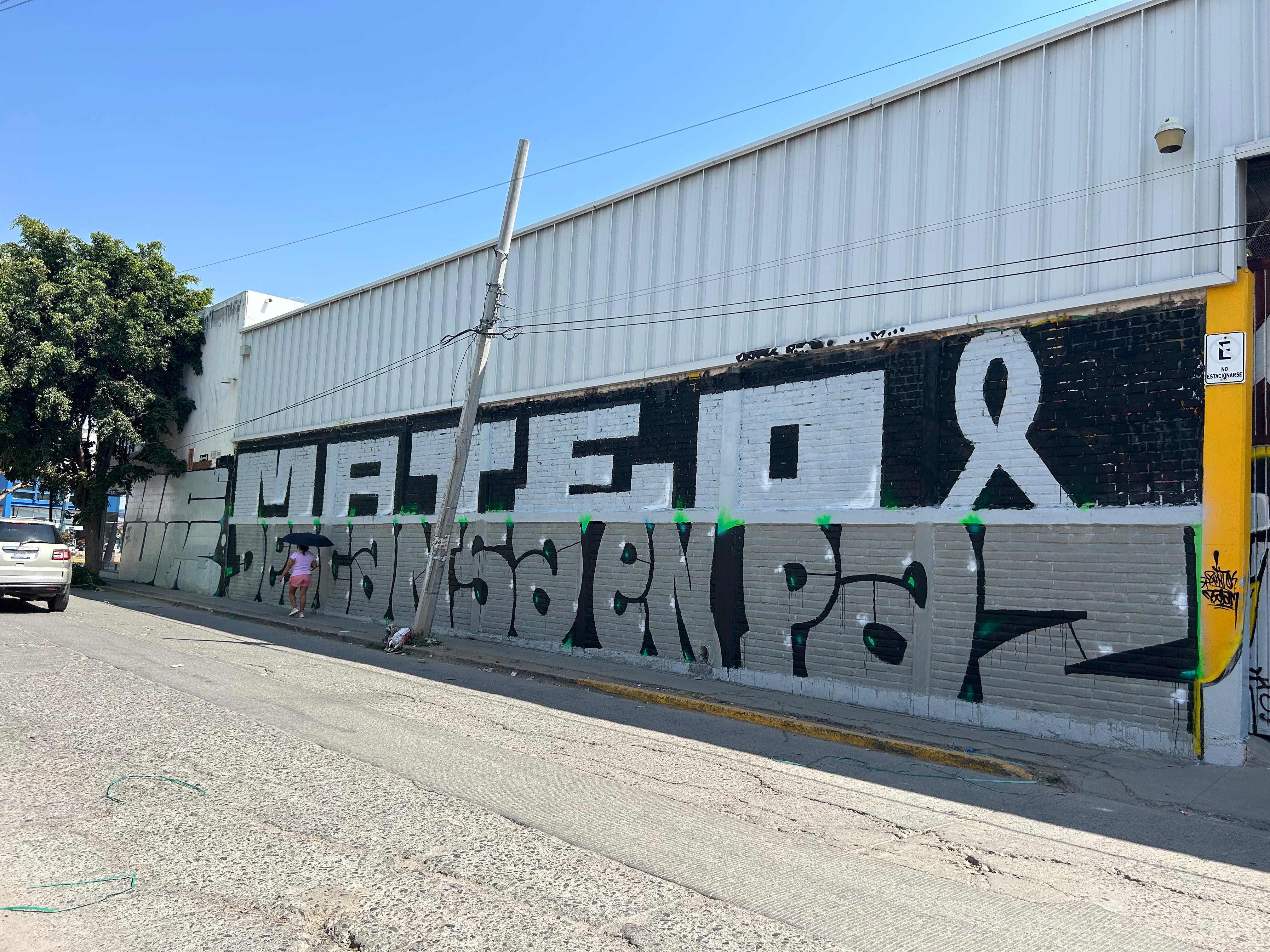 El arte como protesta: realizan grafitis artísticos en honor a Mateo