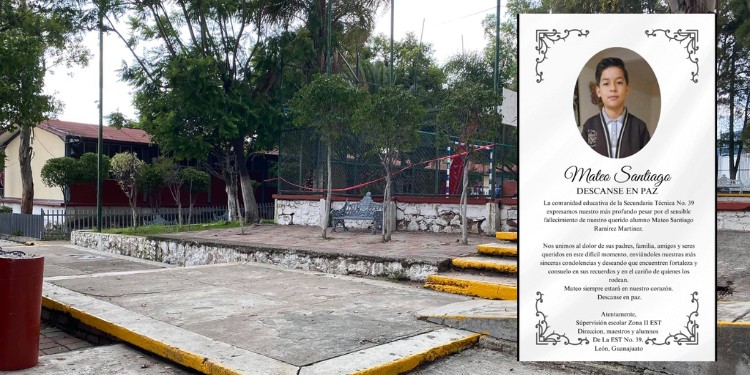 Tras la pérdida de Mateo, su escuela ofrece terapia y tanatología a sus compañeros