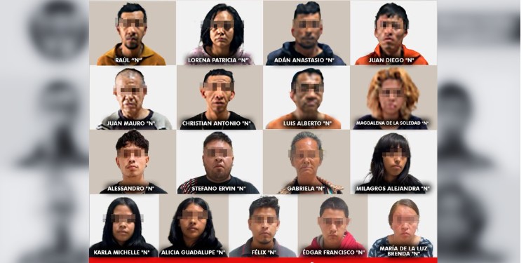 Detienen a 17 personas por narcomenudeo y extorsión en cuatro municipios