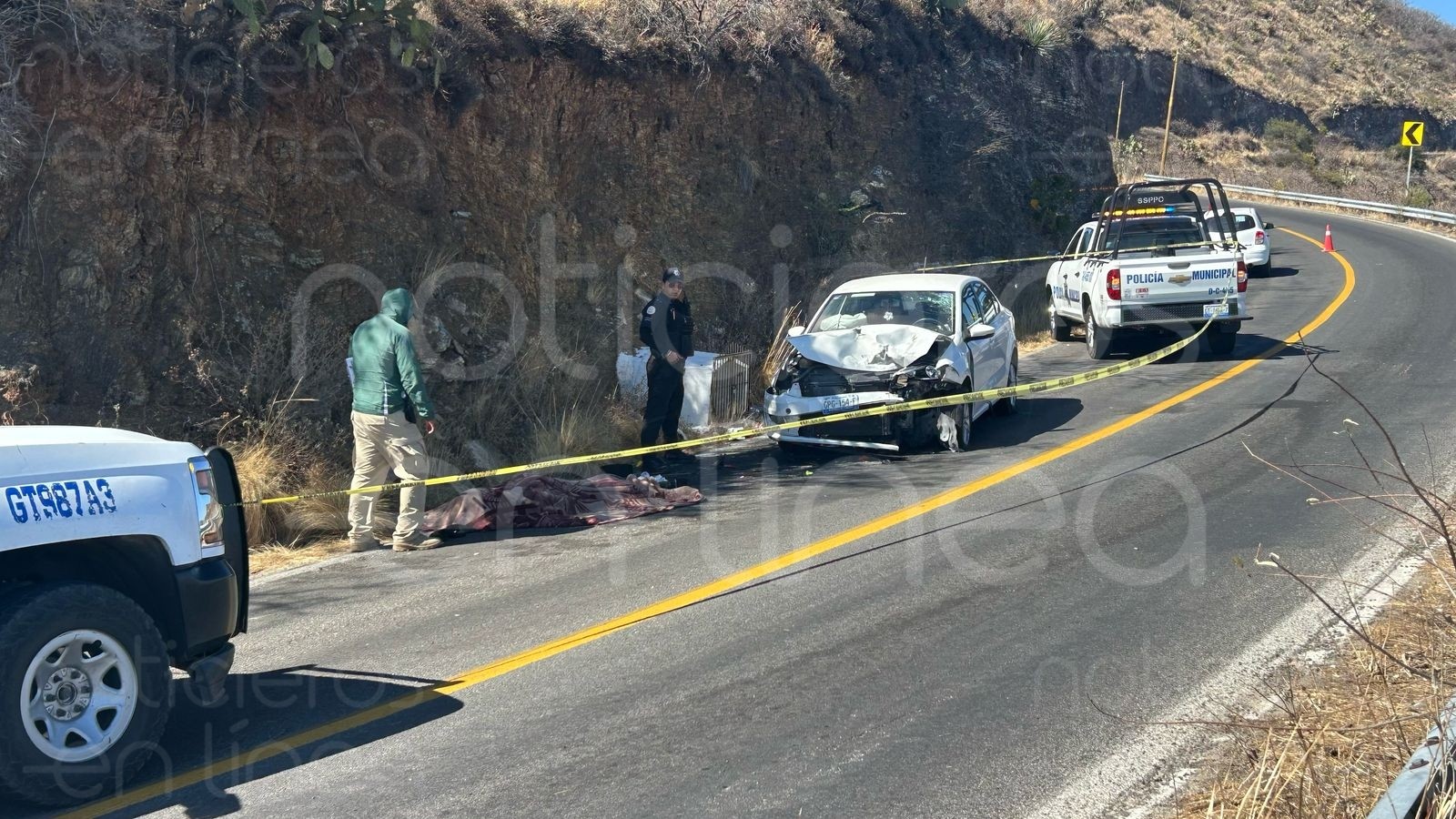 Muere otro motociclista en 'curva mortal' de la carretera León - San Felipe