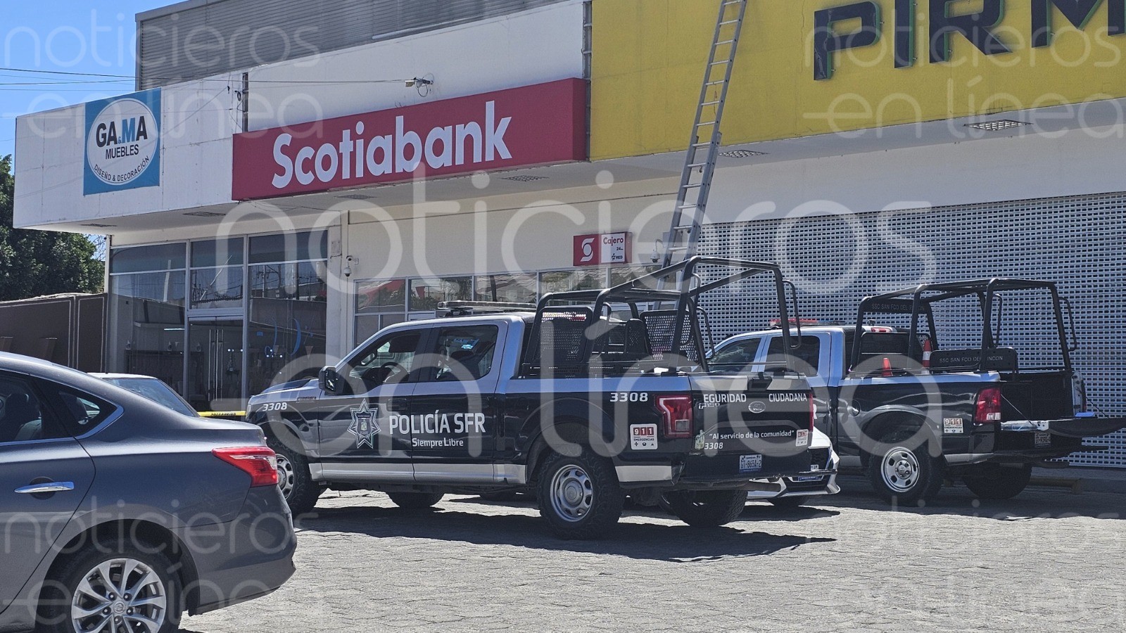 Roban banco en San Francisco del Rincón: no se activó la alarma