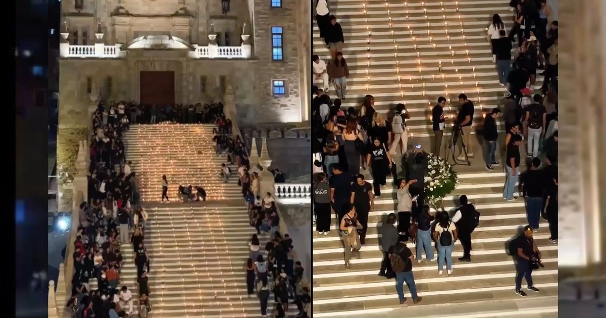 Luto en la Universidad de Guanajuato: encienden veladoras por muerte de compañeros en accidente