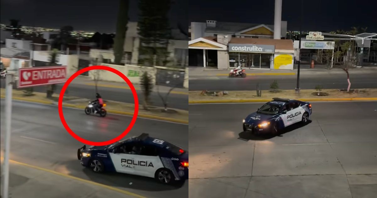 ¡Tiene 14 años! Detienen a motociclista que circulaba en sentido contrario en el Campestre