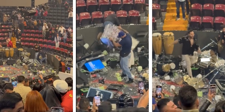 ¡Abucheos, cervezas y caos! Luis R. Conriquez deja el escenario tras negarse a cantar corridos