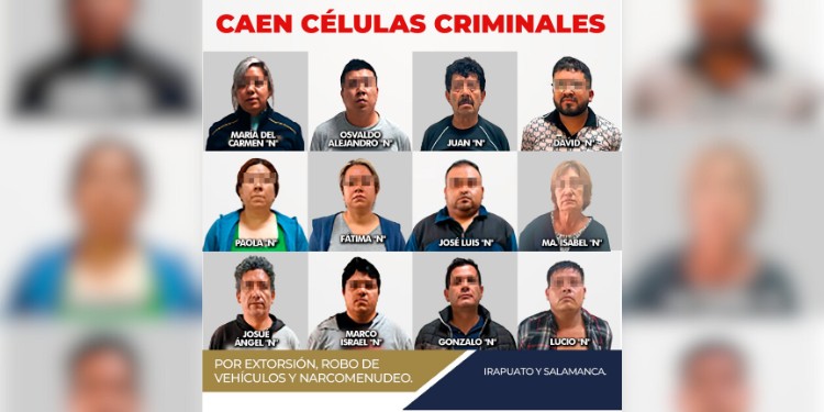 Caen células criminales en Irapuato y Salamanca con más de 43 mil dosis de droga