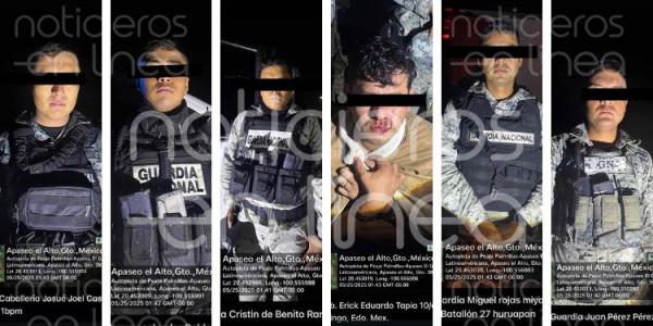 Detienen a 11 guardias nacionales por ordeñar ductos y proteger a grupo criminal en Guanajuato