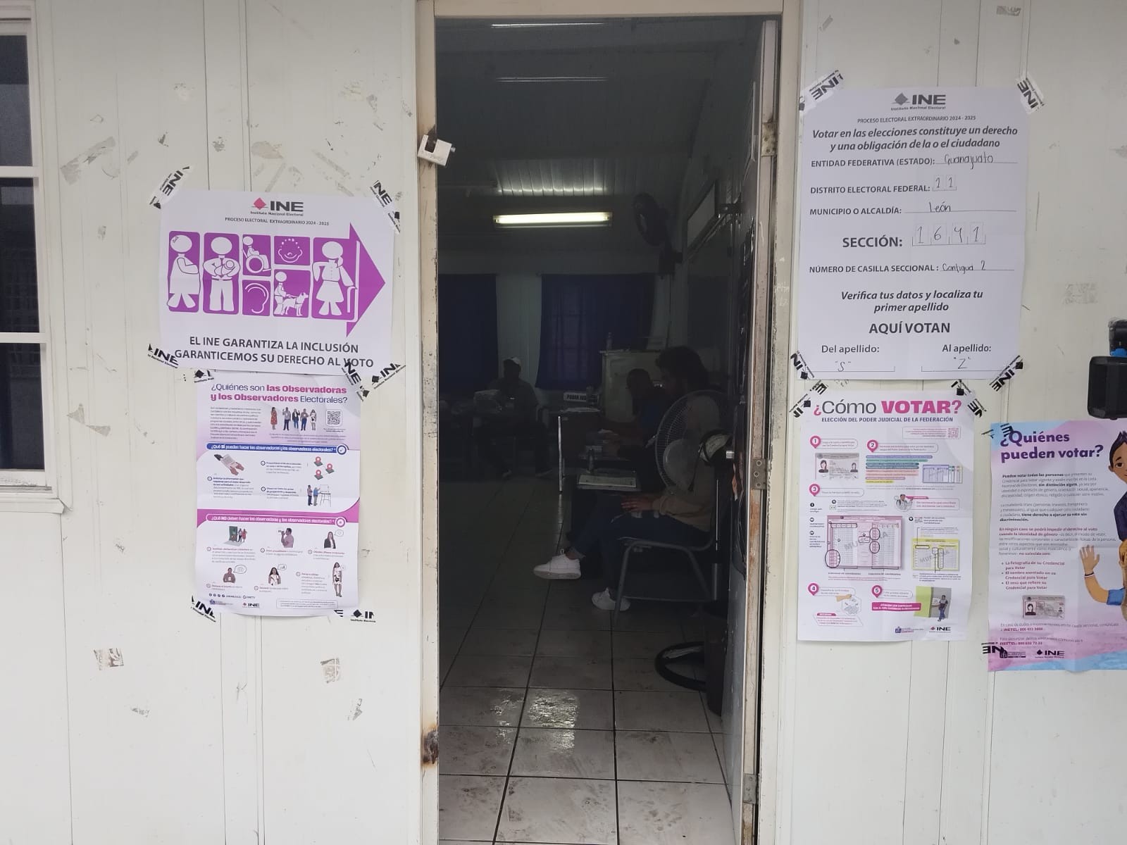 Presencia de grupo armado provoca cierre de casilla en Guanajuato