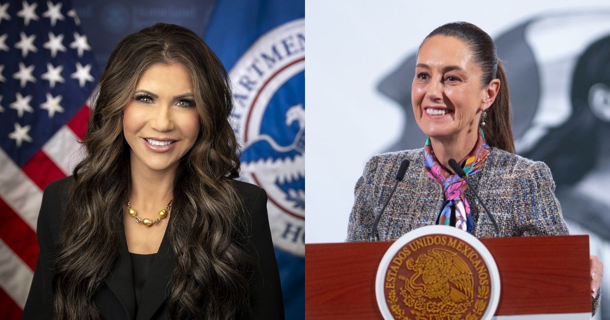 Kristi Noem acusa a Claudia Sheinbaum de alentar protestas en Los Ángeles