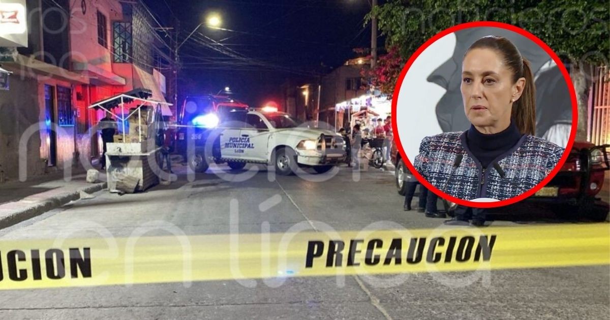 Bajan homicidios a la mitad en Guanajuato; Sheinbaum presume estrategia de seguridad