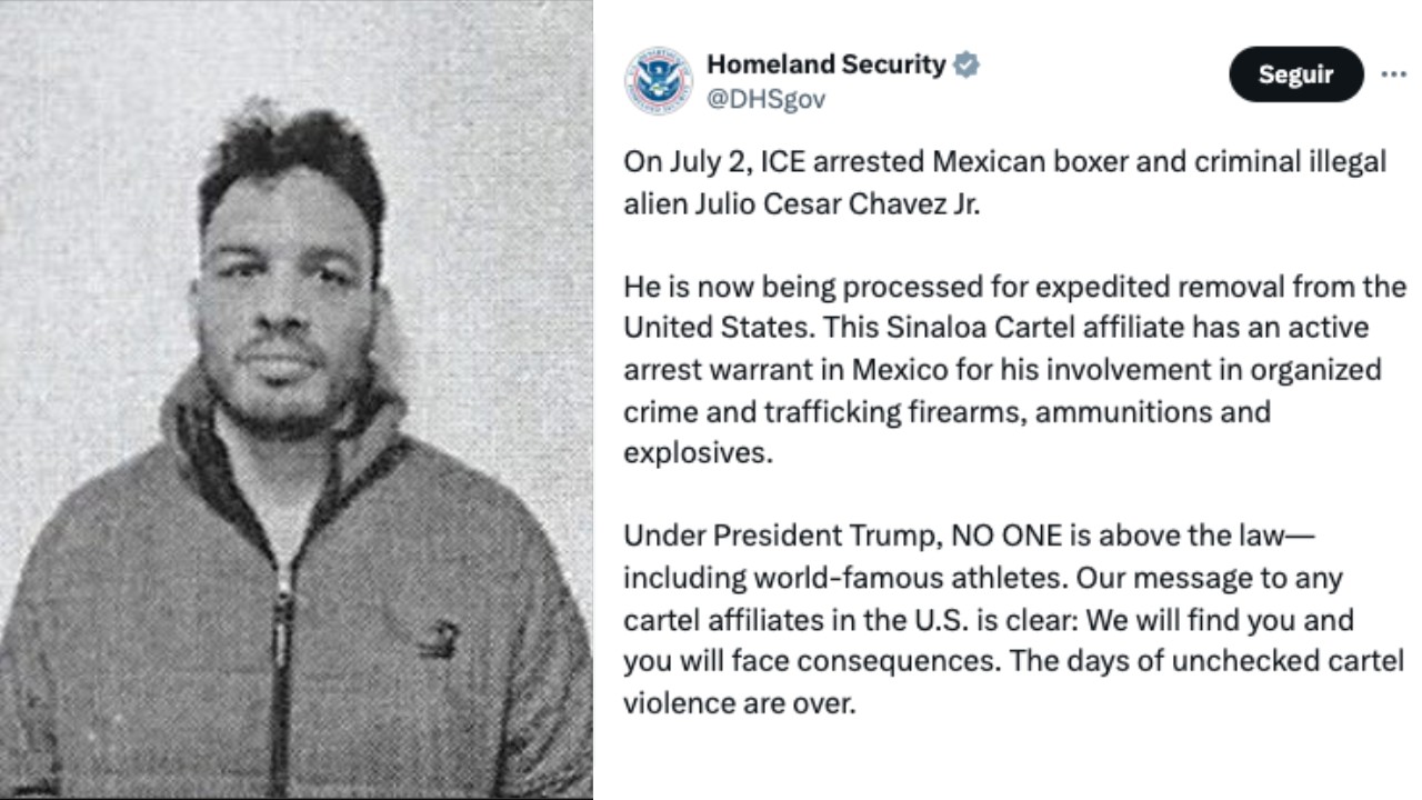 Detienen a Julio César Chávez Jr. en Estados Unidos; será deportado por vínculos con el crimen organizado