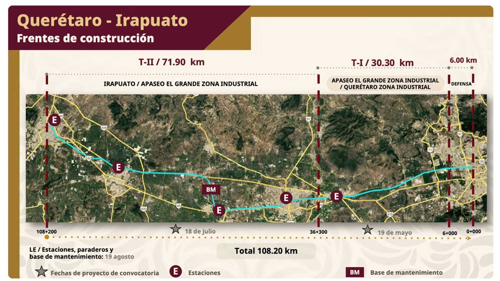 Tren de pasajeros Querétaro–Irapuato