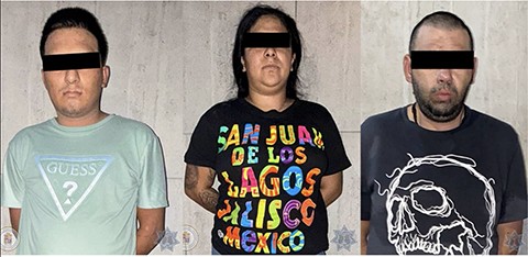 Caen cuatro personas con droga en colonia Brisas del Campestre, entre ellas una mujer