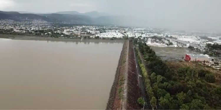 ¡Presa del Palote a punto de desfogar! Lluvias la llevan al límite