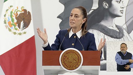 Sheinbaum pide a EE.UU, reforzar las acciones para el tráfico de armas hacia México