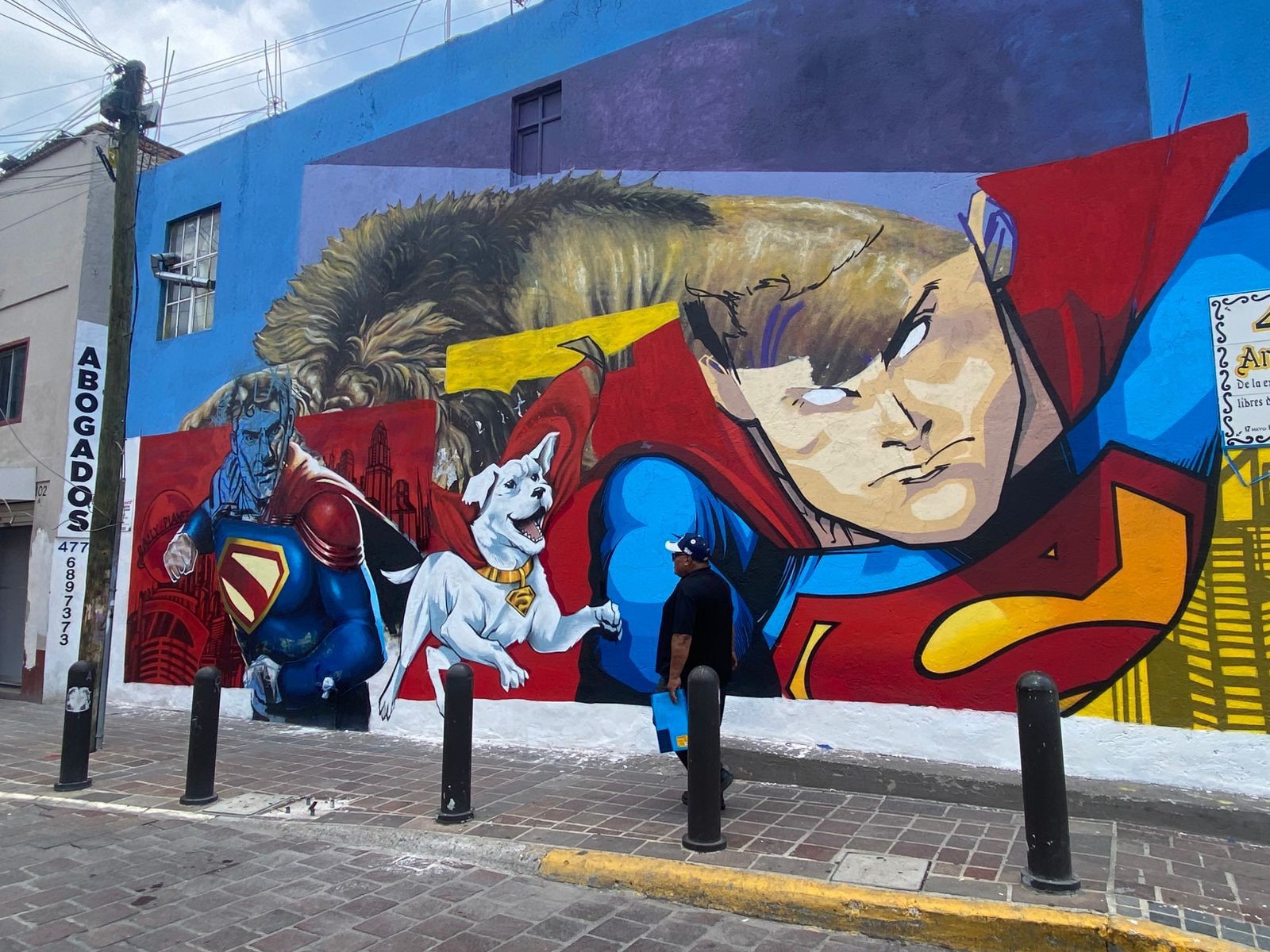 Nuevo mural de Superman adorna Barrio Arriba; será inaugurado este sábado