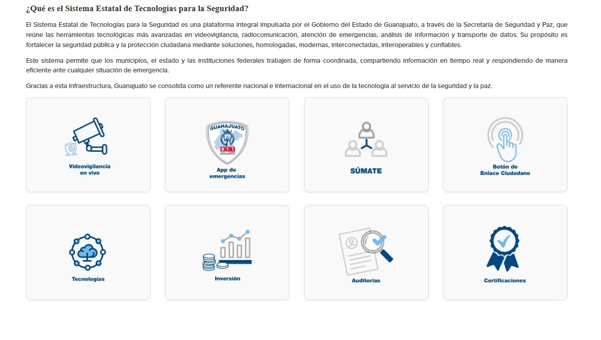 Guanajuato lanza “Seguridad Abierta”, plataforma que muestra uso de tecnología en seguridad Guanajuato lanza “Seguridad Abierta”, plataforma que muestra uso de tecnología en seguridad