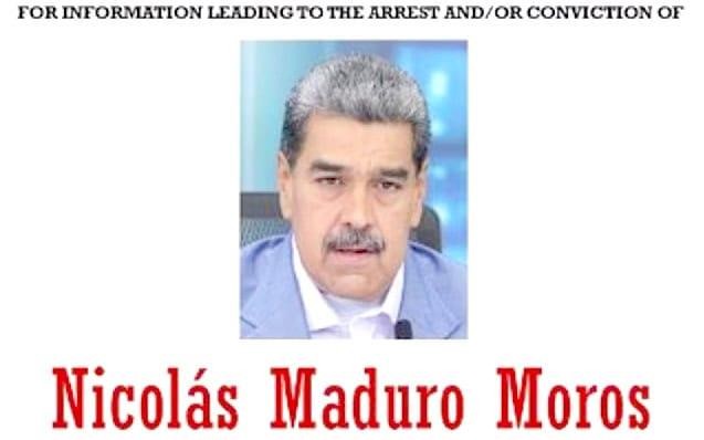 Nicolás Maduro en la mira: la DEA ofrece millonaria recompensa por su captura