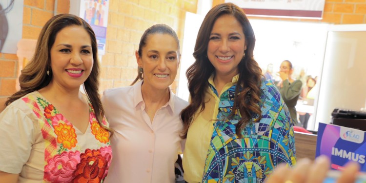 Claudia Sheinbaum pide respeto tras gritos entre porras de seguidoras y seguidoras de Libia Dennise