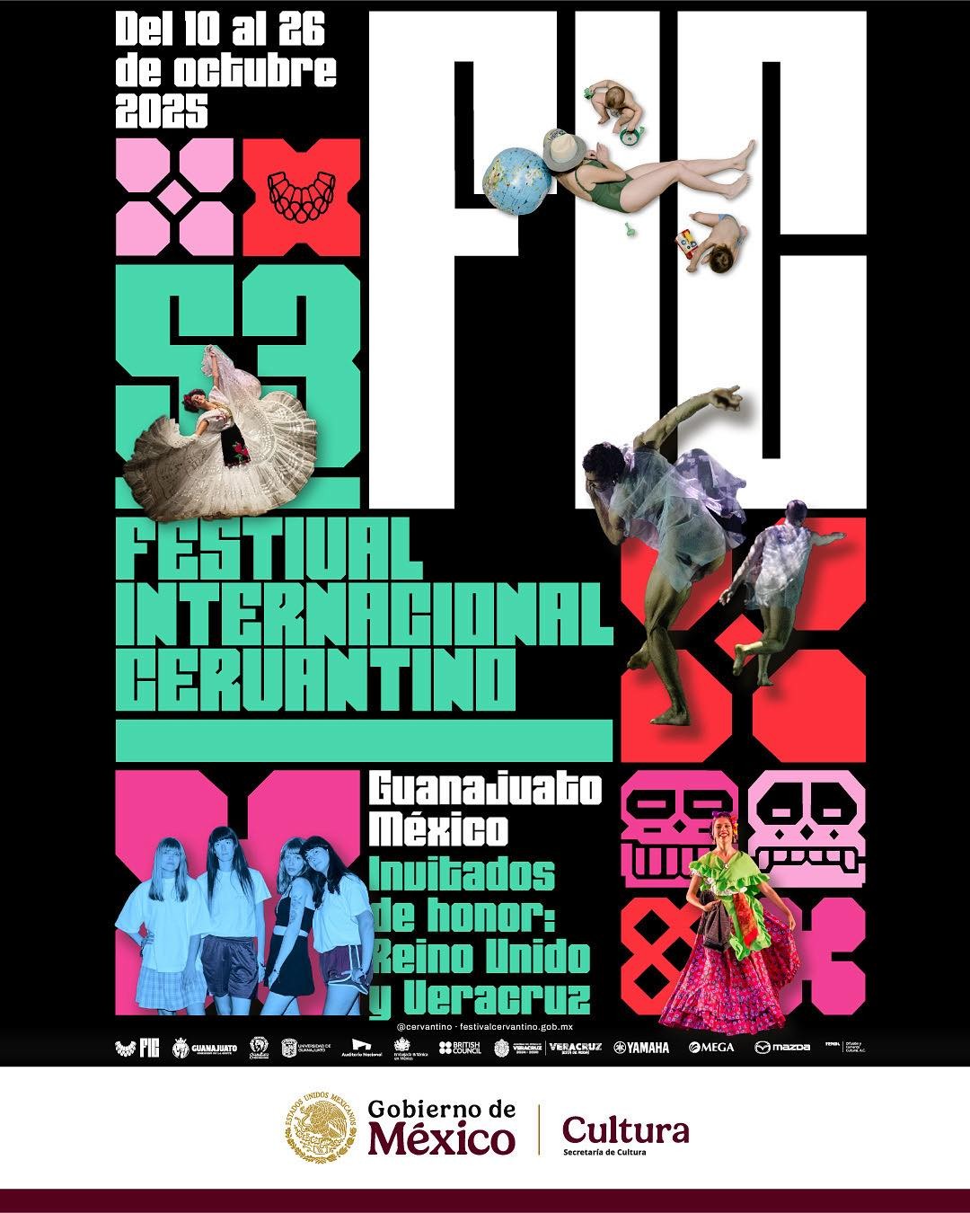 Cartel Oficial de Festival Cervantino 2025