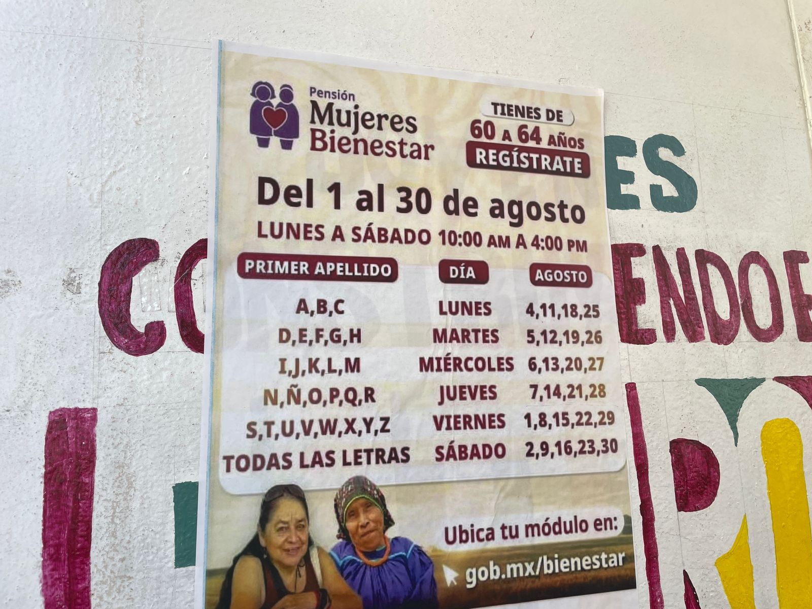 Caos y confusión marcan el arranque del registro de Pensión Mujeres Bienestar en León