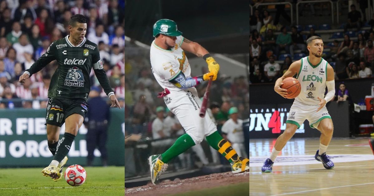 ¡Martes deportivo en León! HOY juegan tres equipos de la ciudad; aquí los horarios