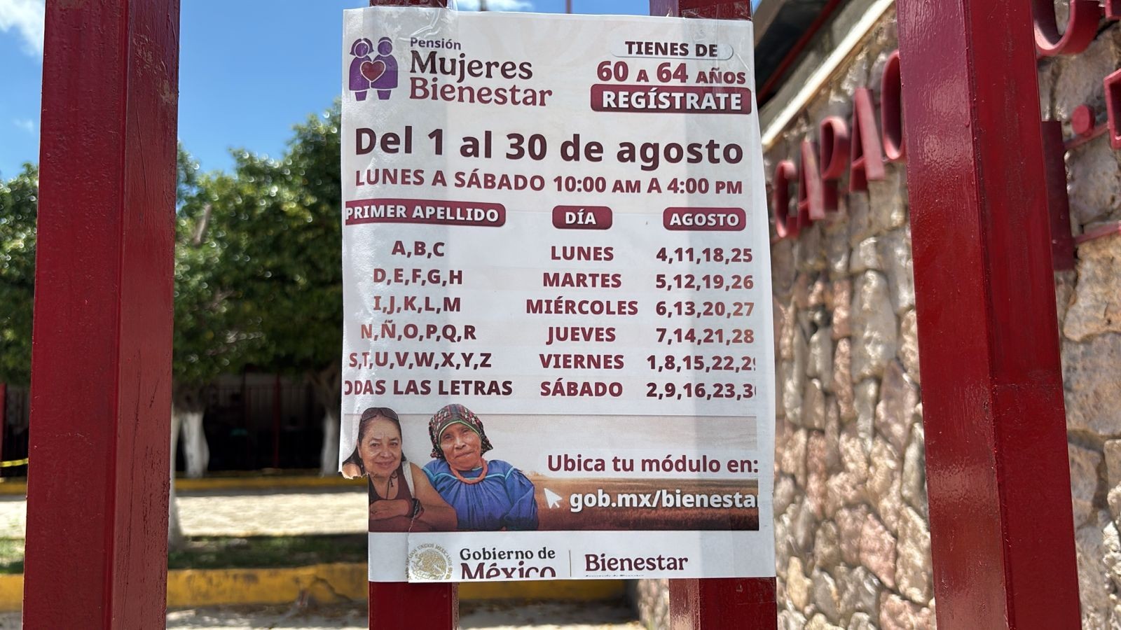 Caos en registro de pensión Mujeres Bienestar en León: denuncian mala organización y largas filas