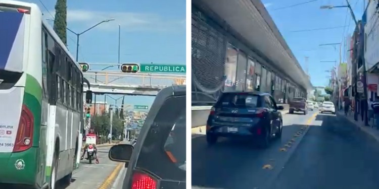 Invasión a carriles exclusivos del SIT en León provoca accidentes y multas