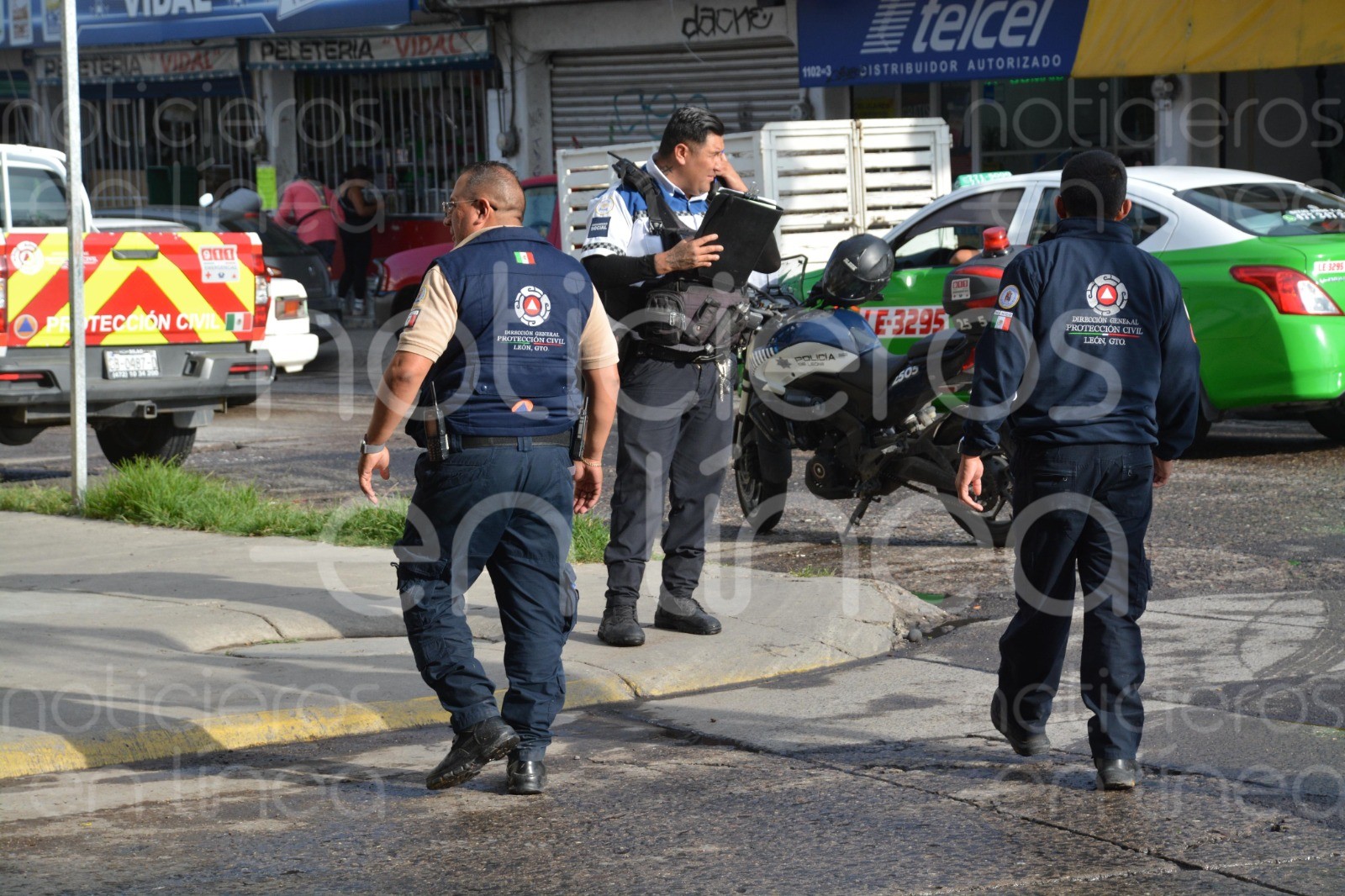 Motopatrulla atropella a adulto mayor durante persecución en León