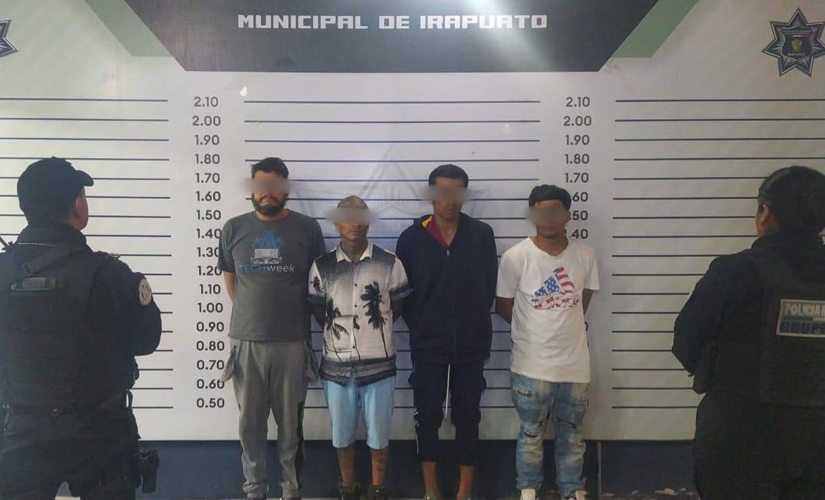 Riña bajo puente en Irapuato, deja tres extranjeros detenidos con droga y campamento desalojado