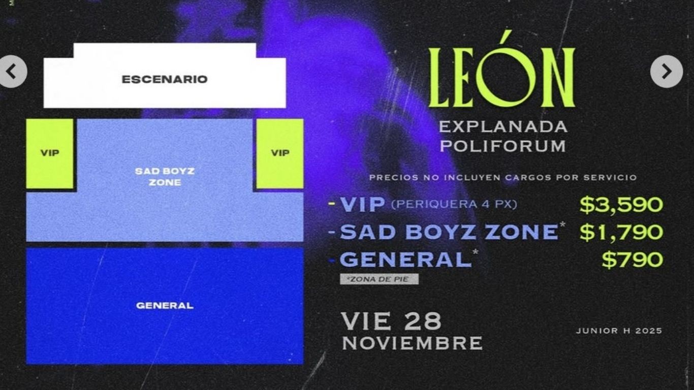 Concierto de Junior H en León en riesgo por falta de permisos