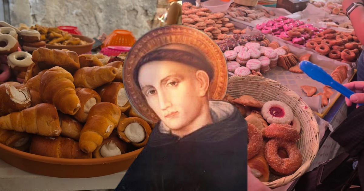 ¡Con fe y panecitos! Así celebran a San Nicolás de Tolentino en Barrio Arriba